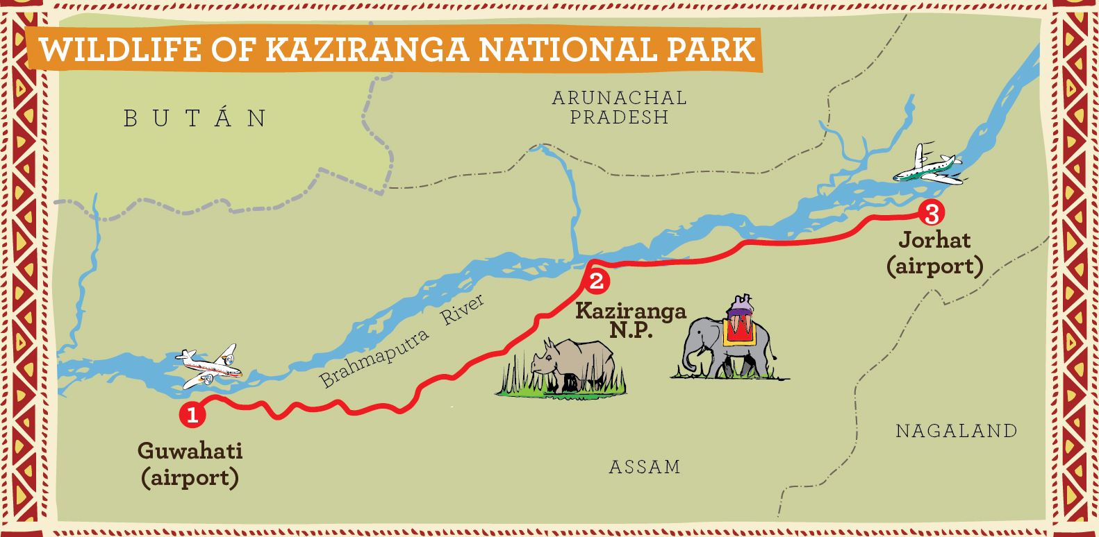 kaziranga route